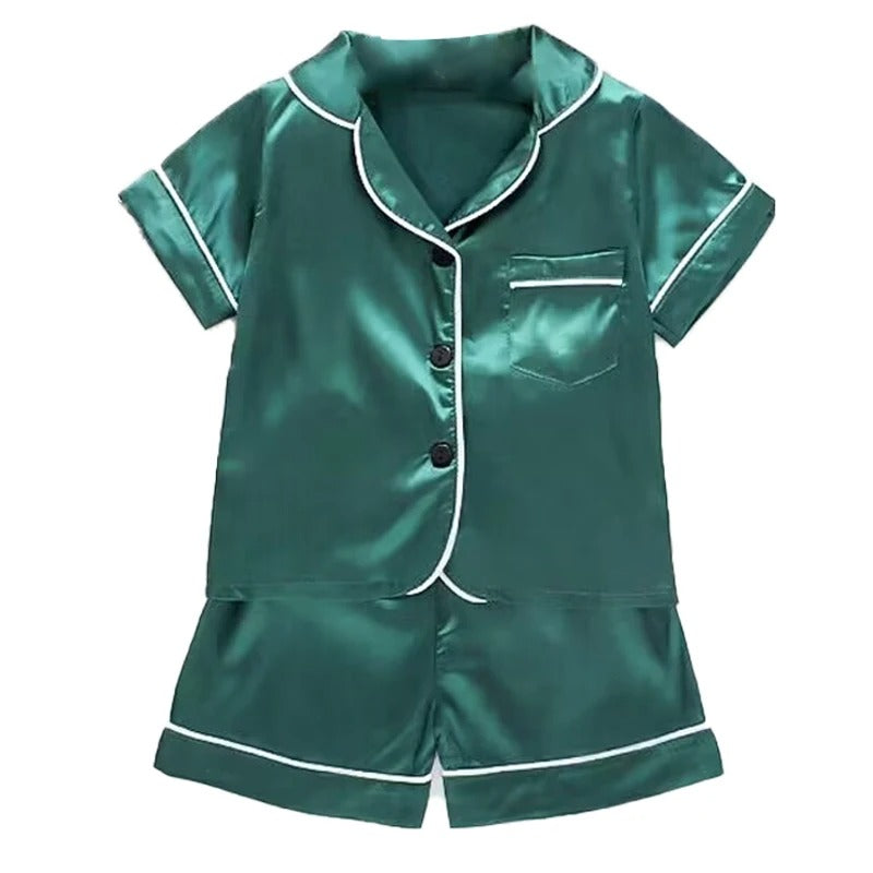 Boys and Girls Satin PJs