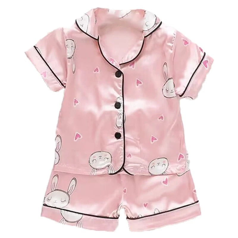 Boys and Girls Satin PJs
