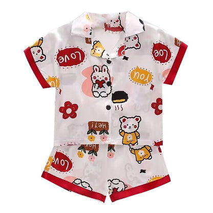 Boys and Girls Satin PJs